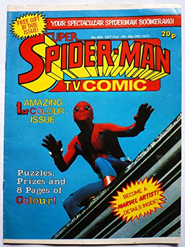 Marvel Comics 1981 Super Spider-Man TV Comic Issue No. 450 October 21st 1981 - Ex Shop Stock (With Free Gift) - Former Shop Stock