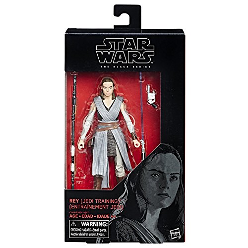 Star Wars The Last Jedi Black Series - Jedi Training Rey 15cm Action Figure …