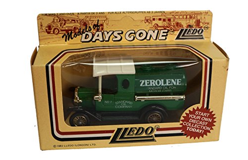 Vintage Lledo 1983 Models Of Days Gone 1920's Ford Model T Zerolene Oil Tanker Van Diecast Replica Model Vehicle - New In Box - Shop Stock Room Find …