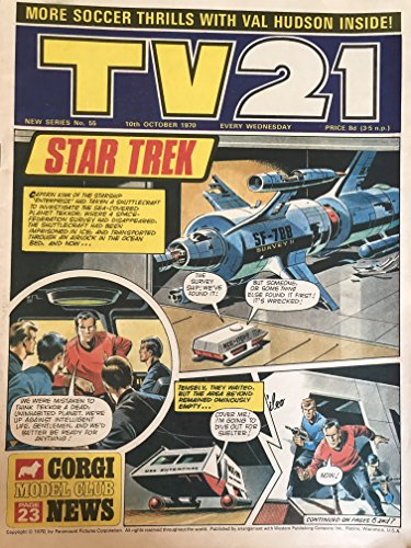 Vintage Ultra Rare TV21 Comic Magazine Issue No. 55 10th October 1970 …