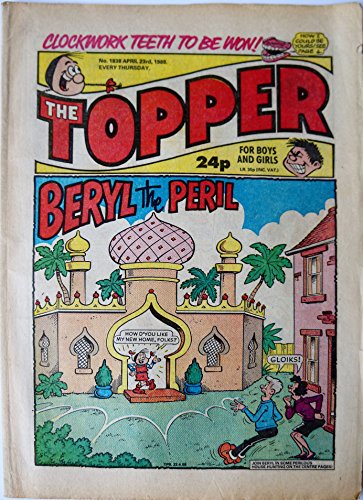 Vintage Rare The Topper Weekly Comic Magazine No. 1838 Boys And Girls Comic Every Thursday 23rd April 1988 By D C Thomson & Co