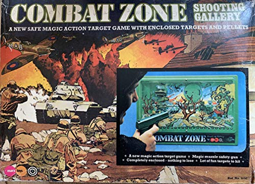 Vintage 1970's Louis Marx Toys - Combat Zone Shooting Gallery - Complete And Fully Working In The Original Box