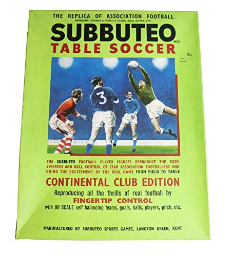 Vintage 1970 Subbuteo Table Soccer Continental Club Edition - Fully Complete And In The Original Box