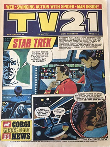 Vintage Ultra Rare TV21 Comic Magazine Issue No.86 15th May 1971 …