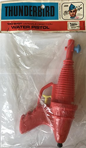 Thunderbirds Vintage Gerry Andersons 100 Shot Variable Direction Water Pistol By J Rosenthall 21 Toys 1966 New On The Original Card - Shop Stock Room Find …