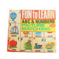 Vintage 1960's Fun To Learn ABC & Numbers Picture Matching Complete In The Original Box …