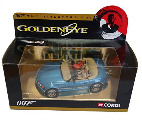 Vintage Corgi 2003 James Bond 007 Goldeneye - The Directors Cut Collection - BMW Z3 1:36 Scale Die-Cast Car Vehicle Replica Model Number CC04904 - Brand New Shop Stock Room Find