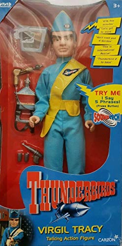 Vintage Vivids 1999 Gerry Andersons Thunderbirds Electronic Virgil Tracy 12" Soundtech Talking Action Figure - Shop Stock Room Find