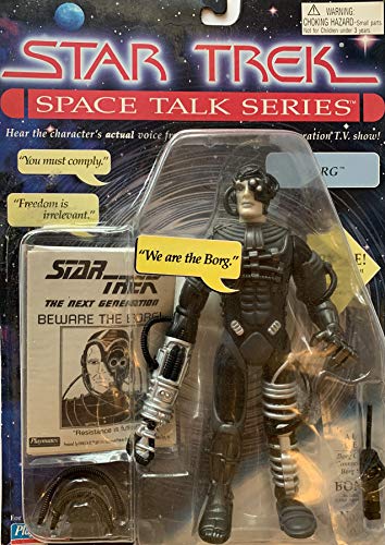 Vintage 1995 Star Trek The Next Generation Space Talk Series The Borg Talking Action Figure