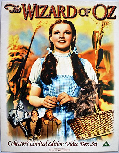 The Wizard Of Oz Collectors Limited Edition Twin Video Box Set 60th Anniversary Edition - Includes 2 x Video Cassettes, 5 x Black & White Photo Prints, Full Script & 8 Page Booklet - Shop Stock Room Find [VHS Tape] [1999] …