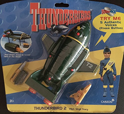 Vintage Vivids 1999 Gerry Andersons Thunderbirds The Thunderbird 2 Soundtech With 5 Authentic Voices - Factory Sealed Shop Stock Room Find