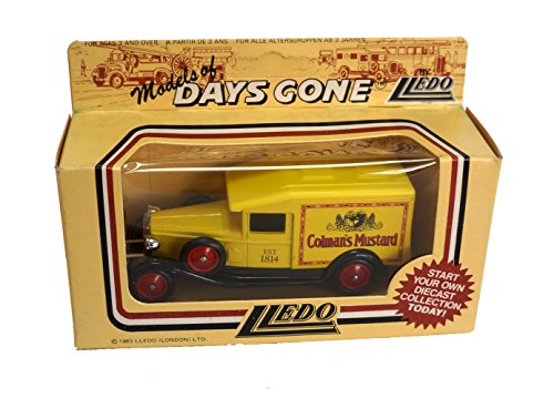 Vintage 1986 Lledo Models Of Days Gone 1936 Packard Delivery Van Colmans Mustard Diecast Replica Vehicle - New In Box - Shop Stock Room Find …