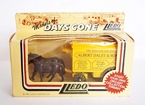 Lledo DAYS GONE MADE IN ENGLAND HORSE DRAWN REMOVAL CART ALBERT DALEY & SON …