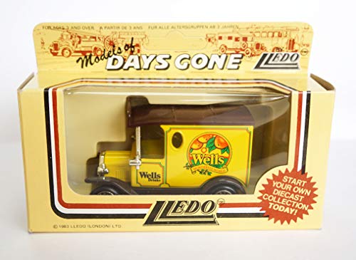 Models Of Days Gone Vintage Lledo 1989 Promotional Wells Wonderful World Drinks 1920 Model T Ford Delivery Van 1:76 Scale Diecast Collectable Replica Vehicle Model - New In Box - Shop Stock Room Find …