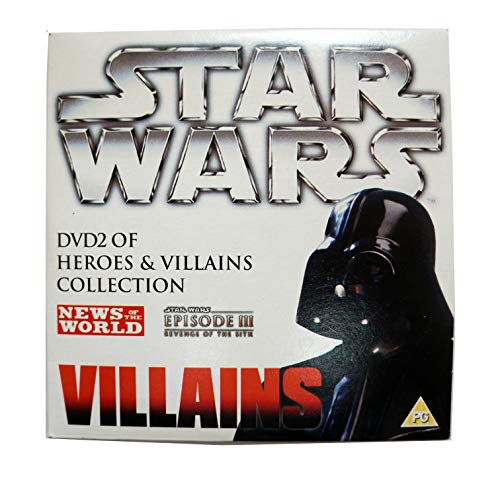 Vintage 2005 The Sun / News Of The World Star Wars Episode III Revenge Of The Sith Heroes & Villains Collectors Edition DVD Set Of 2 - Shop Stock Room Find …