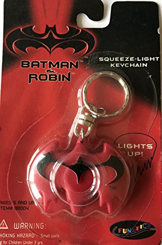 Vintage 1997 Batman & Robin Light Up Keychain - New In Pack - Shop Stock Room Find …