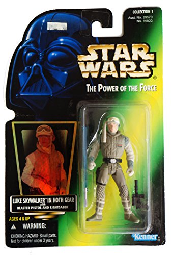 Star Wars Power of the Force POTF Colour Green Card Luke Skywalker (Hoth Gear) (EU) …