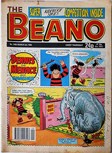 The Beano Comic No.2485 March 3rd 1990 [paperback] Comic [Jan 01, 1990] …