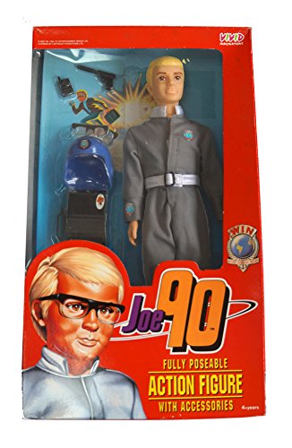 Vintage 1994 Gerry Anderson Joe 90 Fully Poseable 12 Inch Action Figure With Accessories - Factory Sealed Shop Stock Room Find
