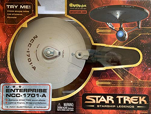 Vintage Art Asylam 2003 Star Trek Starship Legends The USS Enterprise NCC-1701A Electronic Star Ship Replica Model - Brand New Factory Sealed Shop Stock Room Find