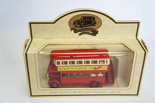 Vintage 1990 Lledo Promotional Models Of Days Gone AEC Regent Morning Oats Double Decker Bus Diecast Replica Model Vehicle - New In Box - Shop Stock Room Find …