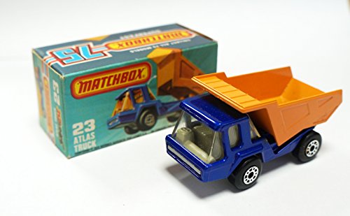 Vintage 1975 Matchbox 75 Series No. 23 Atlas Tipper Truck By Lesney Mint In The Original Box. Shop Stock Room Find …