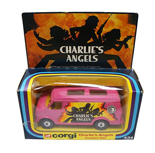 Vintage Corgi Charlies Angels Custom Chevy Van Die Cast Vehicle Replica Number 434 1978 Mint In Original Box Shop Stock Room Find
