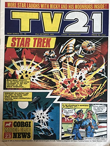 Vintage Ultra Rare TV21 Comic Magazine Issue No. 58 31st October 1970 …
