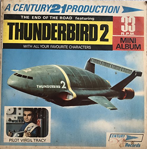 Vintage 1966 Gerry Andersons  A Century 21 Production - Thunderbird 2 Featuring Virgil Tracy - 33RPM Mini Album - 21 Minutes Of Adventure Vinyl Record