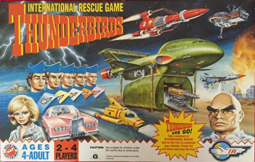 Vintage 1992 Gerry Andersons Thunderbirds International Rescue Board Game - Former Shop Counter Display Item