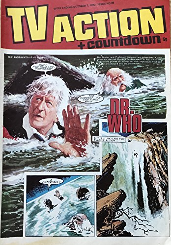 Vintage Ultra Rare TV Action + Countdown Comic Magazine Issue No. 86 October 7th 1972 …
