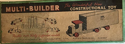 Ultra Rare Vintage 1940's / 1950's Multi-Builder The Wonderful New Constructional Toy Set Number 1 By Nicoltoys Ltd - Unsold Shop Stock Room Find …