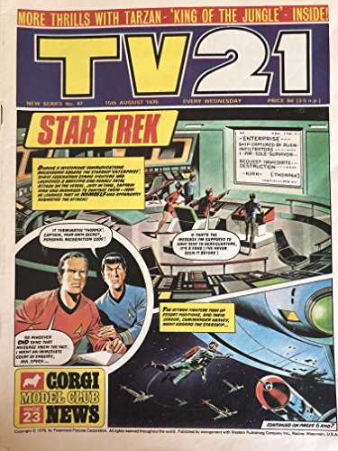 Vintage Ultra Rare TV21 Comic Magazine Issue No. 47 15th August 1970 …