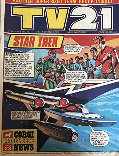 Vintage Ultra Rare TV21 Comic Magazine Issue No. 60 14th November 1970 …