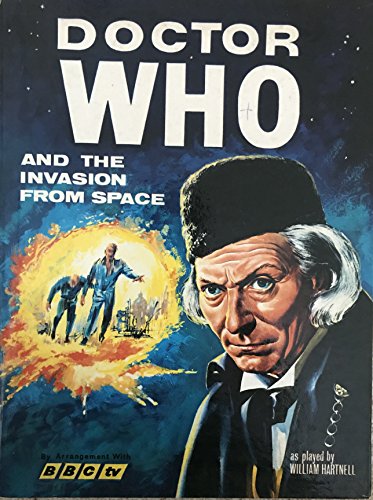Vintage Doctor Who And The Invasion From Space Annual 1966 William Hartnell as the Dr. - Fantastic Condition Very Rare Hardback Book.