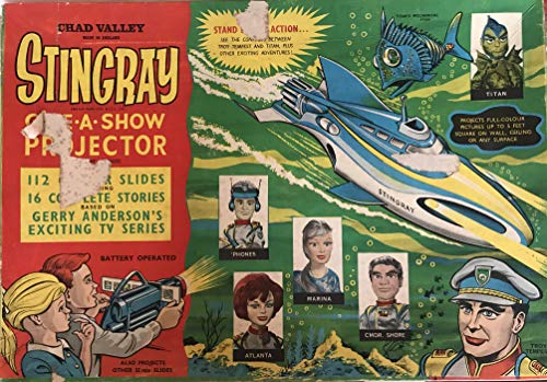 Vintage Gerry Andersons 1964 Stingray Chad Valley Give A Show Slide Projector Set Fully Working And Complete In The Original Box. Includes 112 Colour Slides - 16 Complete Stories …