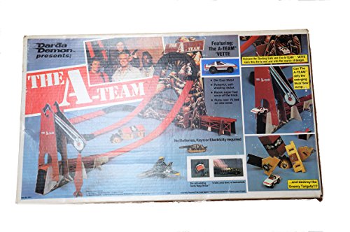 Vintage Ultra Rare 1983 Darda Demon Presents The A Team Mountain Speedway Race Set With Die Cast Vette - Brand New Shop Stock Room Find …