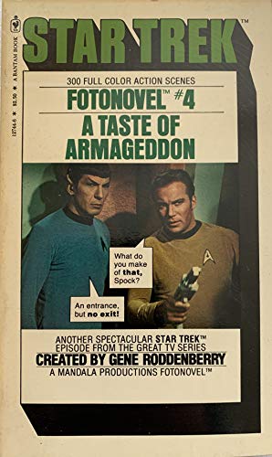 A Taste of Armageddon (Star Trek Fotonovel, No. 4) by Robert Hamner (1978-05-01) [mass_market] [Jan 01, 1656] …