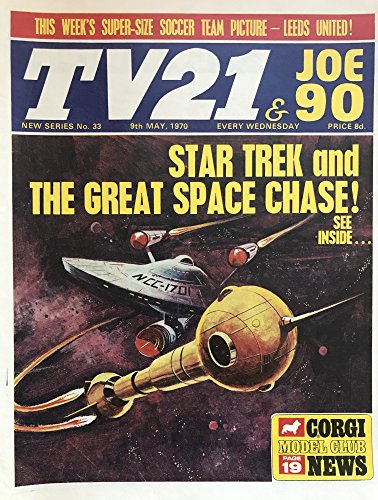 Vintage Ultra Rare TV21 & Joe 90 Comic Magazine Issue No. 33 9th May 1970 …