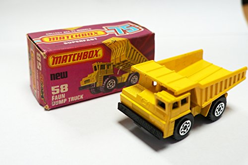 Vintage 1976 Matchbox 75 Superfast Series No. 58 Faun Dump Tipper Truck By Lesney Mint In The Original Box. Shop Stock Room Find …