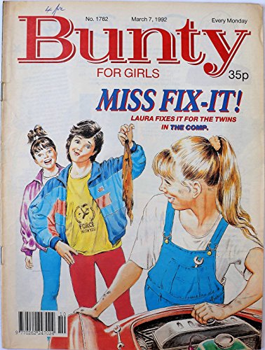 Vintage Bunty For Girls Weekly Comic Every Monday Issue No. 1782 7th March 1992 - DC Thompson …