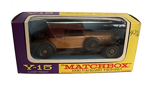 Models of Yesteryear Vintage 1969 Matchbox 1-46 Scale Diecast Replica Y-15 1930 Packard Victoria Car In The Original Box - Shop Stock Room Find …