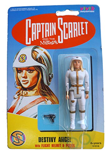 Vintage 1993 Gerry Andersons Captain Scarlet And The Mysterons Vivid Imaginations Destiny Angel Action Figure - Brand New Factory Sealed Shop Stock Room Find