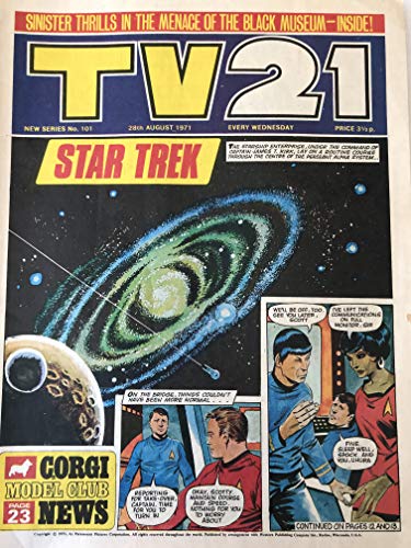 Vintage Ultra Rare TV21 Comic Magazine Issue No.101 28th August 1971 …