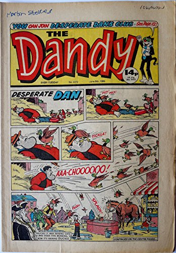 Vintage Rare The Dandy Weekly Comic Magazine No. 2272 Boys And Girls Comic Every Tuesday 8th June 1985 By D C Thomson & Co …