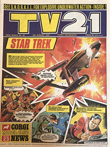 Vintage Ultra Rare TV21 Comic Magazine Issue No. 46 8th August 1970 …
