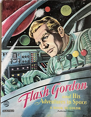 Flash Gordon Vintage 1958 And His Adventures In Space Book To Color By Saalfield - Authorized Edition …