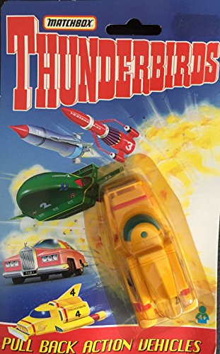 Vintage 1992 Gerry Andersons Thunderbirds Thunderbird 4 Pull Back Action Vehicle - Brand New Factory Sealed Shop Stock Room Find