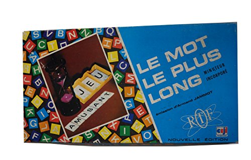 Vintage 1972 Le Mot Le Plus Long - The Longest Word Board Game By Armond Jammont In The Original Box