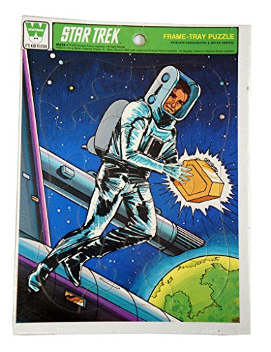 Star Trek Vintage 1979 Whitman Frame Tray Puzzle Number 4520A Captain Kirk In Space Suit …